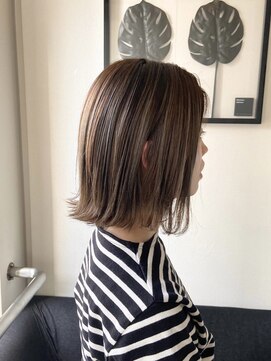カミットチャーチ(KAMITTO CHUUCH) 切りっぱなしボブ×ハイライト
