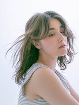 アース 三軒茶屋店(HAIR&MAKE EARTH)&nbsp;三軒茶屋_トリートメント_ミディアム_外国人風_センターパート