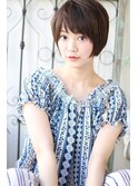 ショート×ボブ