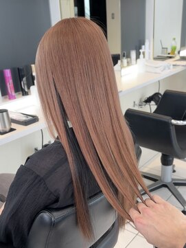 ヤーン(yarn.) オレンジベージュ×フェイクブラック【赤堀友哉】