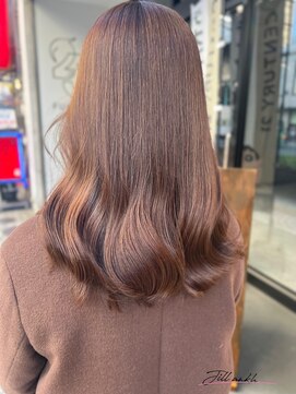 ジル アンク(Jill ankh) 《Jillankh 姫路駅前》オリーブブラウン　艶髪　赤み消し