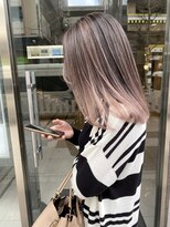 ワンスタイル(One style) 【ケアブリーチ2回】バレイヤージュ＋髪質改善トリートメント