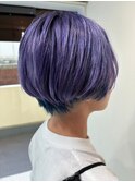 ハンサムショート×インナーカラー
