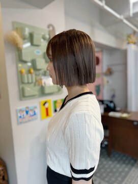 アンドチル 渋谷(AND CHILL) 切りっぱなしボブ/ぱつっとボブ/タッセルボブ 渋谷