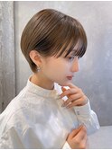 マッシュショート 似合わせカット 顔まわり t86