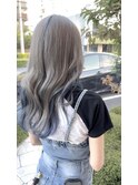 ミルクティーグレージュ×ネイビーブルー
