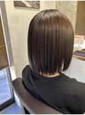 艶ストレート×シンプルボブ