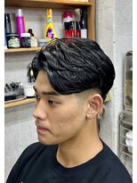 パール(PEARL)&nbsp;かき上げショート×ニュアンスパーマ