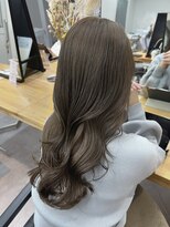 ヴェルダ 池袋店(verda)&nbsp;ブリーチなしダブルカラー　オリーブグレーじゅ