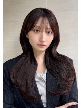 オーロ(ORO) 韓国レイヤーこなれ小顔2wayバングネビージュ☆