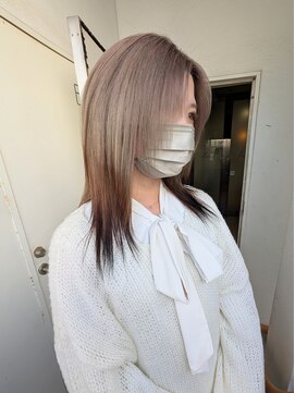 ラニヘアサロン(lani hair salon) ミルクティーグレージュ/デザインカラー/レイヤーカット