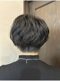 ふんわりパーマショートスタイル