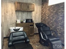 パル ヘアーデザイン(Pal HAIR DESIGN)の雰囲気（落ち着きのあるシャンプーベース）