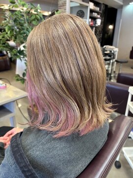 リファイン 羽村店 インナーカラー/ダブルカラー/ブリーチ/派手カラー/おしゃれ