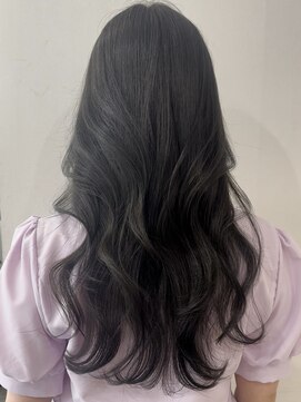 ミレバイジェニー (mirae by geny) グレーブラックで透け感綺麗なカラーs