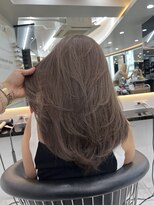 ラピス 渋谷本店(Lapis)&nbsp;グレージュカラー/ブリーチなし/レイヤーカット/髪質改善