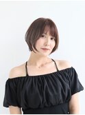 ４０代からの大人可愛いショートボブ
