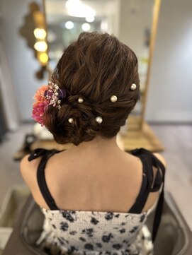 着付けヘアセット専門店 ウィズ(With) サイト団子アップヘアセット