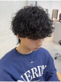 ・ニュアンスパーマスペインカールシャドウパーマメンズパーマ
