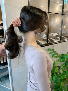 ムード(MOOD,) 暗めカラー/グランマッシュ[レイヤーカット/髪質改善/銀座]