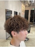 メンズカット×波巻きスパイラル