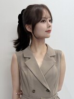 ハピネス 梅田茶屋町店(HAPPINESS)&nbsp;韓国風/レイヤーカット/顔周り/顔まわり/髪質改善/ベージュ