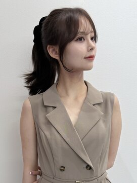 ハピネス 梅田茶屋町店(HAPPINESS) 韓国風/レイヤーカット/顔周り/顔まわり/髪質改善/ベージュ