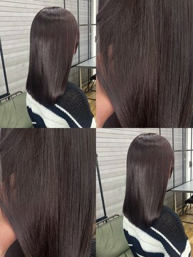 ロックス バイ マグ 松本(rocks BY MAG) ブルベ透明感ブリーチ無しダブルカラーラベンダーグレージュ