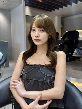 ロンド ロワール 門前仲町(Lond Loire) 韓国レイヤーカット/くびれ巻き/前髪顔周り/セミディ[門前仲町]