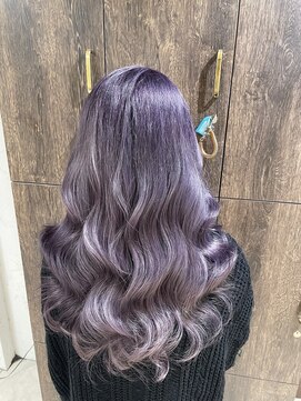 アジールヘア 池袋東口店(agir hair) 人気/ラベンダーグレージュ/レイヤー/外巻き/ラベンダー池袋東口