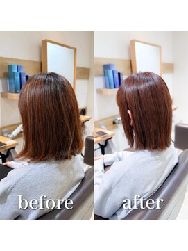 ミラバイケンジ 藤沢(Mira by KENJE) 白髪ぼかし細めハイライト30代40代50代【藤沢 藤沢駅】