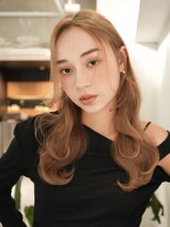 ラヴィズム 長岡店(LUVISM)&nbsp;韓国/顔周りレイヤー/ダブルカラー/ベージュ/前髪新潟長岡宮関◆