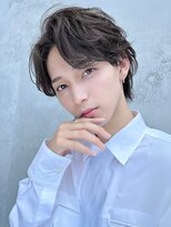 オグジュアリー 表参道(aux.)&nbsp;30代似合わせカットアップバングセンターパートニュアンスパーマ