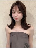 【韓国風ミディアム】顔まわりで作る簡単柔らかヘア