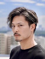 クロムトウキョウ ザ バーバー 新宿本店(CHROM TOKYO the Barber)&nbsp;アップバング/ツイストスパイラル/メンズ/メッシュ/パーマ