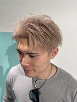 シーク(seak)&nbsp;これがオシャレ！メンズのミルクティー短髪！