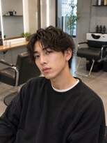 MEN's Baguz MEN'Sカット/ MEN'Sパーマ/ MEN'Sカラー 無造作束感マッシュニュアンスパーマ