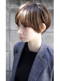 【+～ing  deux】 ハンサム3Dカラー丸みショート【辻口俊】