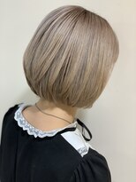 アズール 草加(azule)&nbsp;ショートボブに合わせたミルクティーカラー