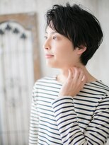 モッズヘア メン 上尾東口店(mod's hair men) ≪mod's men≫黒髪で好感度◎サイドパートショートB