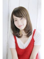 ナル 白山神社参道通り店(nalu)&nbsp;ゆるふわ内巻きレイヤースタイル