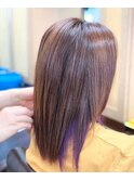 上品で大人なインナーカラー