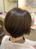 人気NO.2《ツヤ髪》似合わせカット+グレイカラー+色持ちアップトリートメント