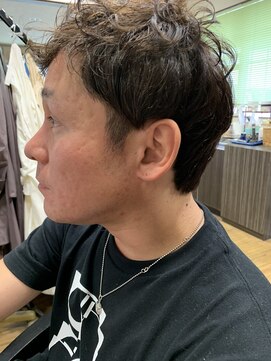 ちどり ツーブロックパーマ