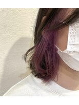 リアン 熊谷本店(Rien)&nbsp;インナーカラー×パープル