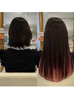 サロン ド ココ(salon de COCO) #ピンクカラー #インナーカラーピンク #派手髪