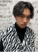 シルバーメッシュ センターパート