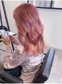透明感カラー★ダブルカラーブリーチパールピンク