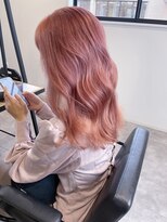 ナンバー(number+)&nbsp;透明感カラー★ダブルカラーブリーチパールピンク