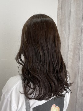 シエル 立川店(CIEL) カーキアッシュ×ロング【CIEL×maki】